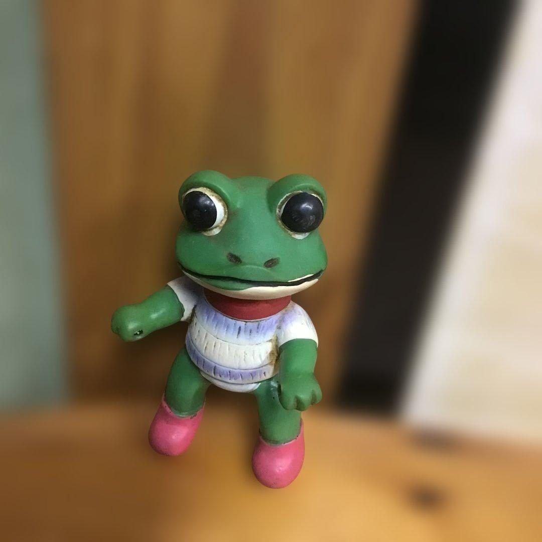 ケロヨン 木馬座 カエルの人形 昭和レトロ 希少 - メルカリ