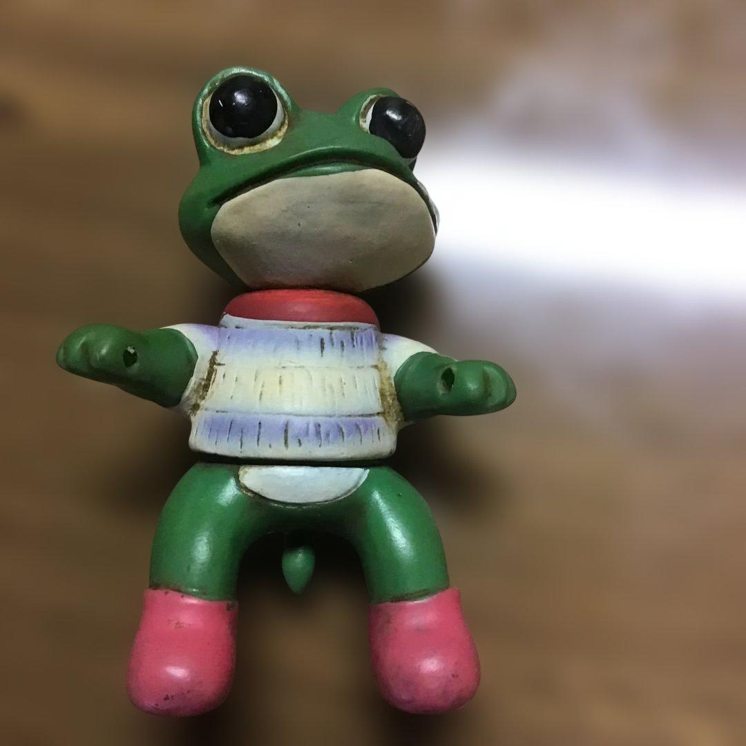 ケロヨン 木馬座 カエルの人形 昭和レトロ 希少 - メルカリ