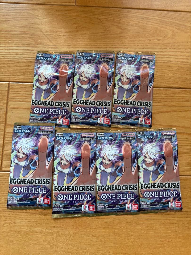 ワンピースカードエクストラブースター EGGHEAD CRISIS 7パック - メルカリ