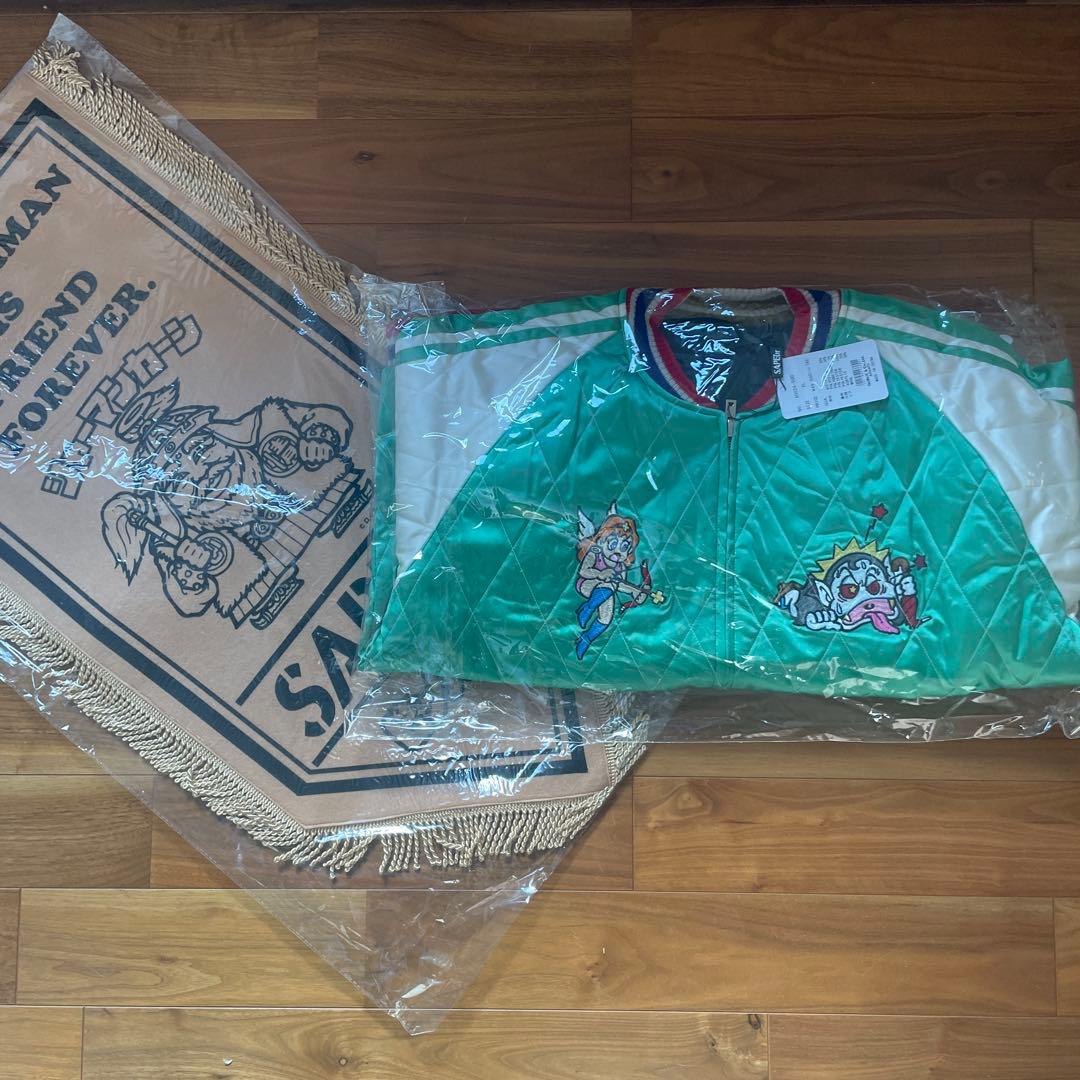 サプール　SAPEur ビックリマンスカジャン リバーシブル　おまけ SAPEur サプール スカジャン ビックリマン リバーシブル 新品未使用