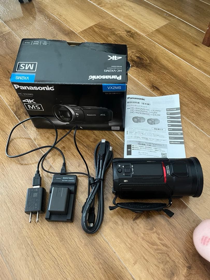 【美品】Panasonic HC-VX2MS 4K ビデオカメラ