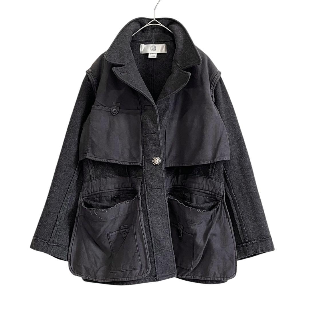 00s MARC LE BIHAN 再構築 裏表 リメイク ミリタリージャケット