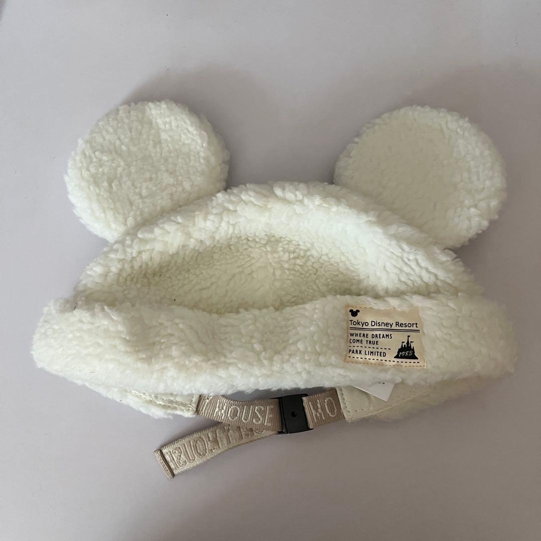 東京ディズニーリゾート ミッキー耳帽子 ホワイト - メルカリ