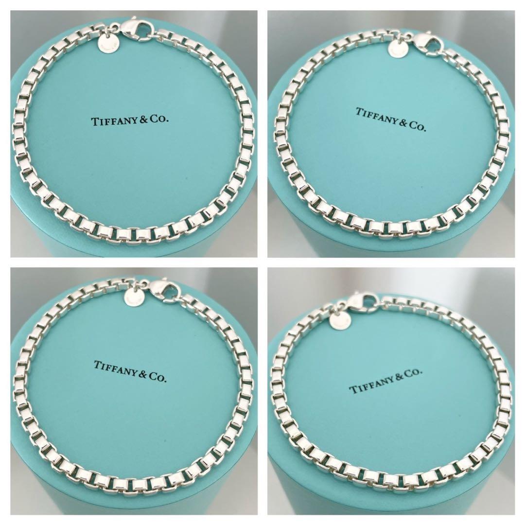 極美品☆ティファニー ブレスレット ベネチアンリンク チェーン