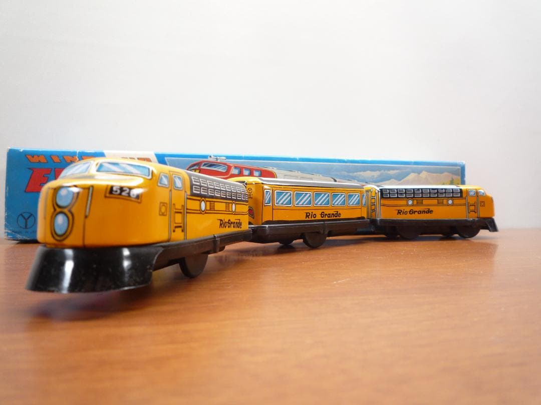 日本製 WIND-UP EXPRESS TRAINブリキ ゼンマイ - メルカリ