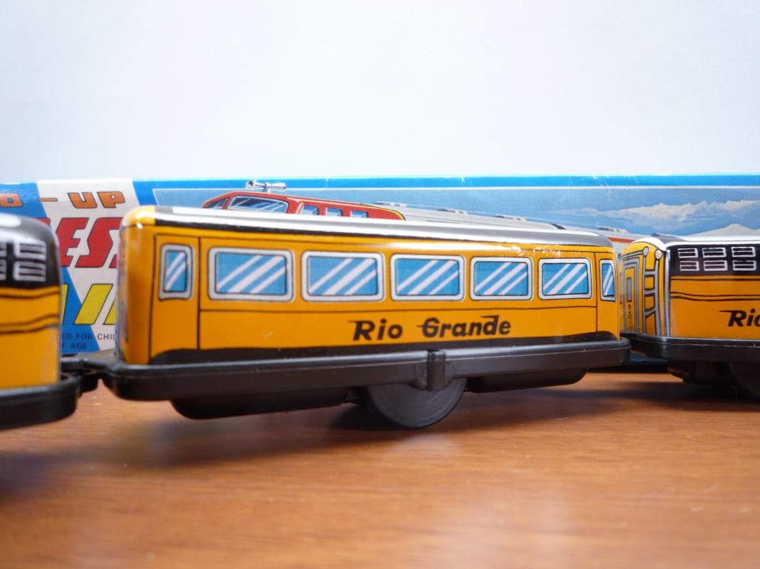 日本製 WIND-UP EXPRESS TRAINブリキ ゼンマイ - メルカリ