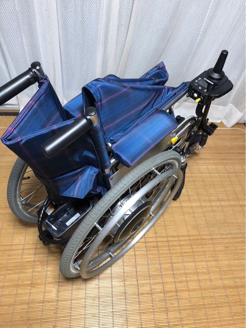 値下げ 電動車椅子NICK 駆動:YAMAHAヤマハ)XOF2 バッテリー2個 - メルカリ