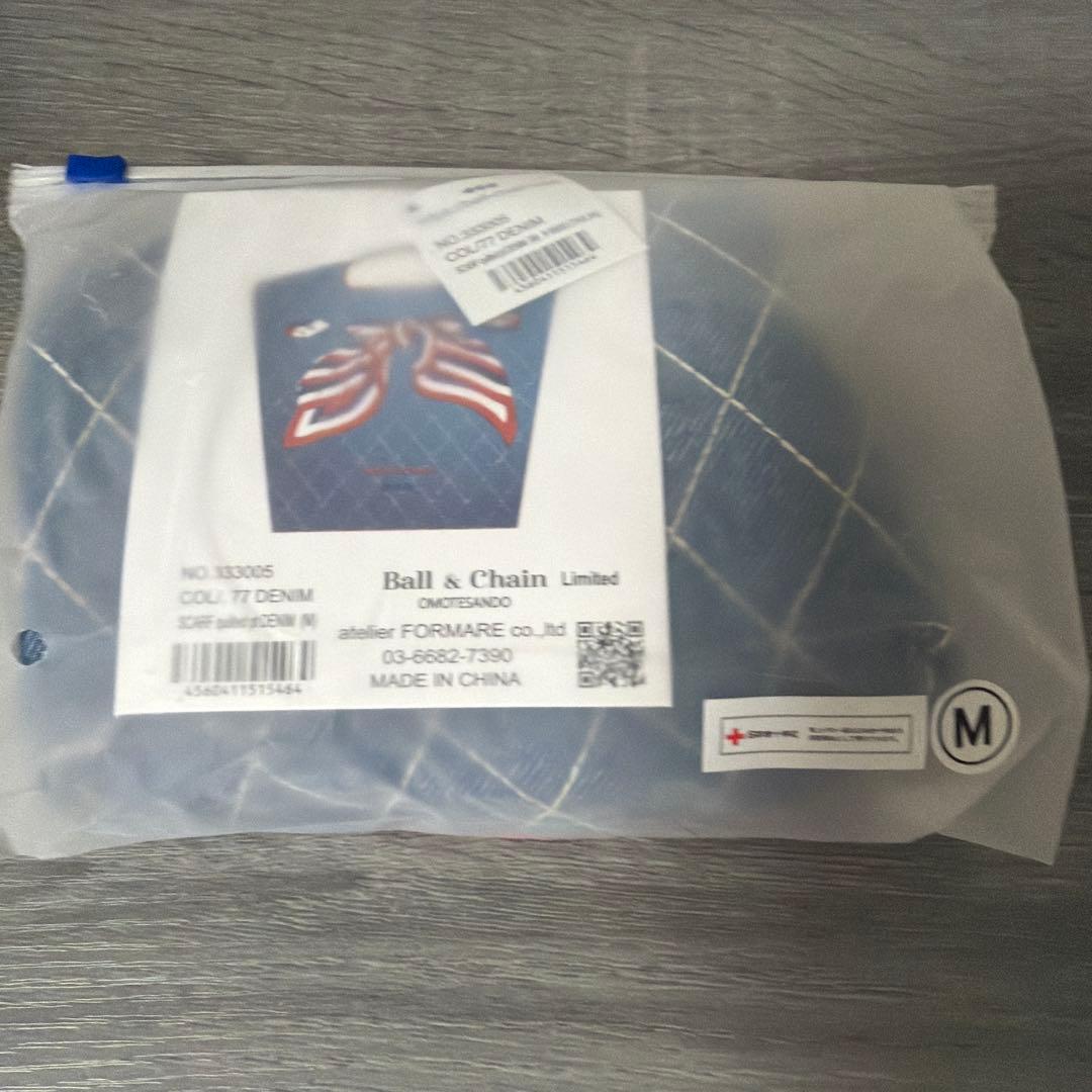 未開封 Ball＆Chain スカーフ リボン柄 デニム M 表参道店限定 - メルカリ