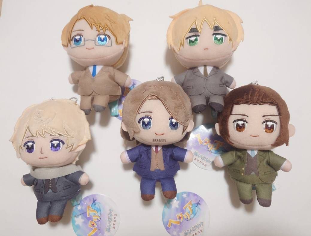 安心品質018 ヘタリア World☆Stars ぬいぷりけ おすわり2 全5種セット