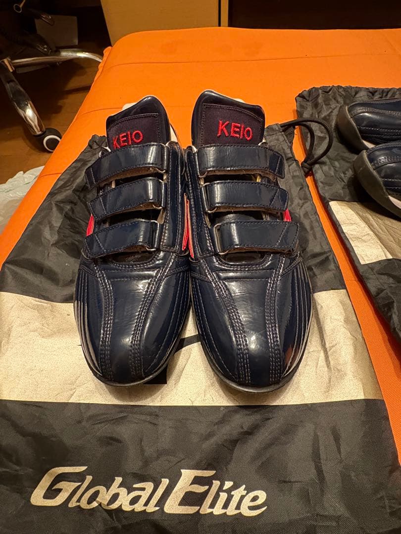 KEIO スパイクシューズ アップシューズ ネイビー/レッド