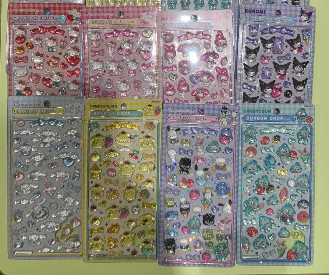 【国内正規品】サンリオ ボンボンドロップシール 8種類セット