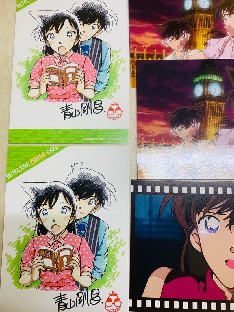 名探偵コナン 場面写 ポストカード 工藤新一 毛利蘭 新蘭 ロンドン