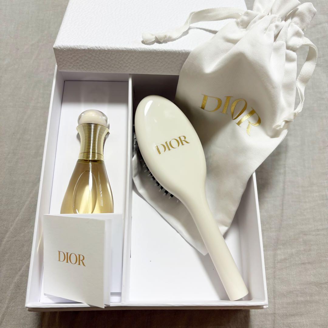 【非売品】ディオール Dior ノベルティ　ヘアミスト　ヘアブラシ　巾着袋