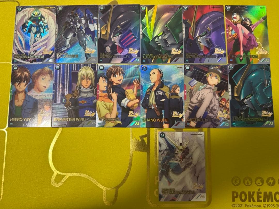 アーセナルベース　ウイングガンダムゼロ+プロモ12種コンプリートセット
