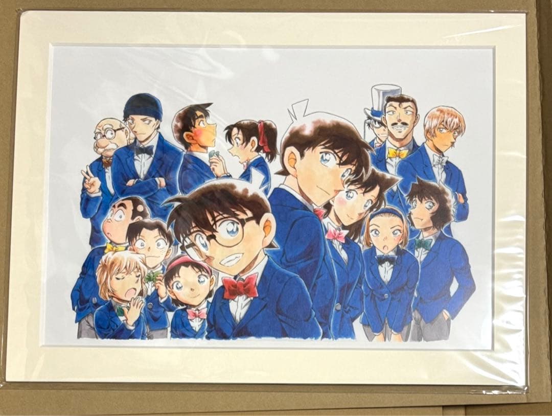 名探偵コナン 特大複製原画 100巻記念集合表紙 - メルカリ
