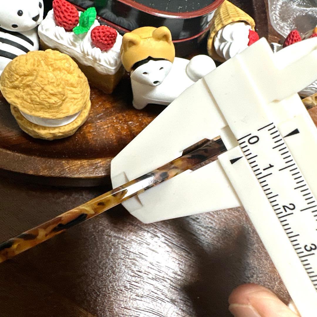 特価☆ヘアコーム65大きめスクエア型アセテートくしヘアコーム約15cm茶