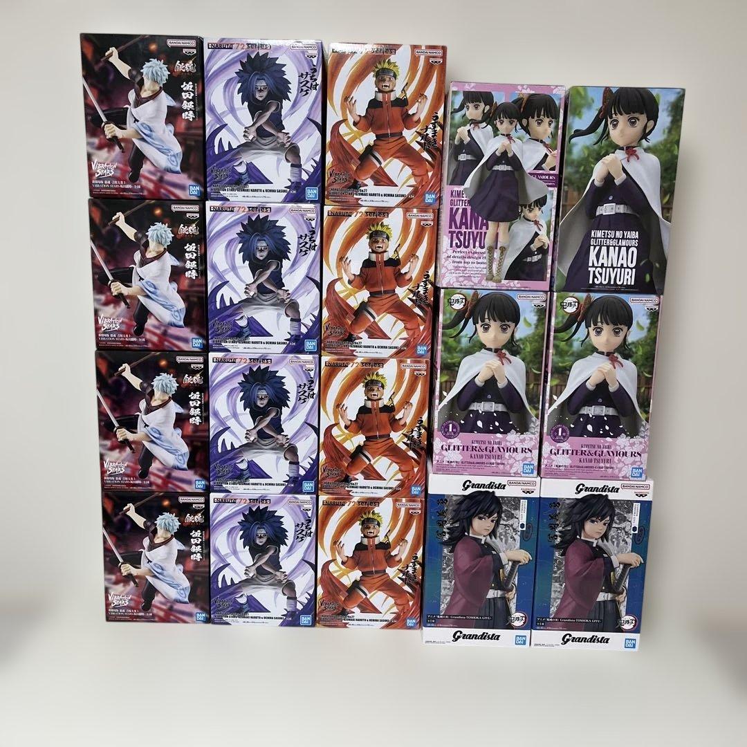 銀魂　鬼滅の刃　銀時　サスケ　ナルト　義勇　カナヲ　フィギュアまとめ売り