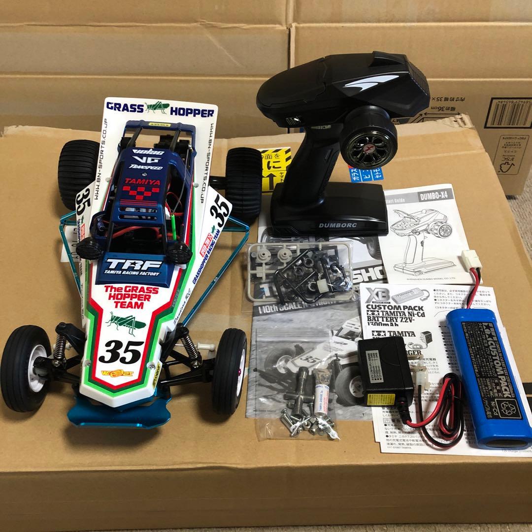 タミヤ RC グラスホッパー(復刻版) メカ付フルセット LED 完成品 未
