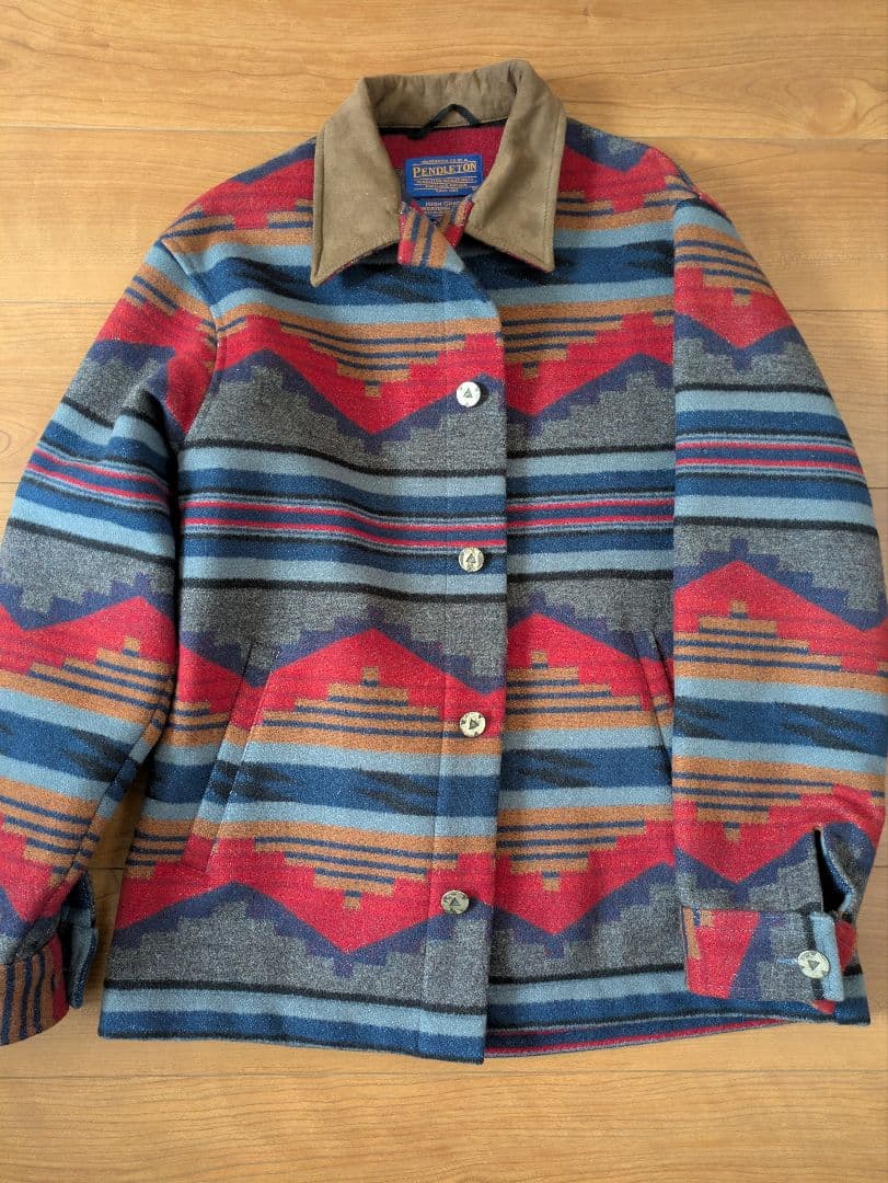 Pendleton 幾何学模様ウールジャケット M　(日本サイズXLくらい)