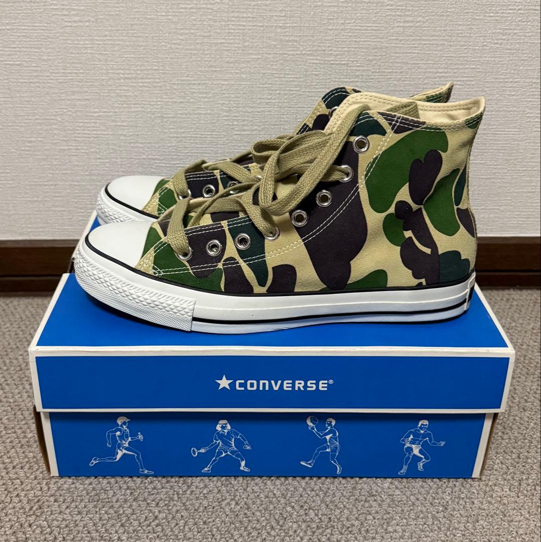 N*s様 コンバース100周年記念 オールスター83カモスウェード デッドストッ