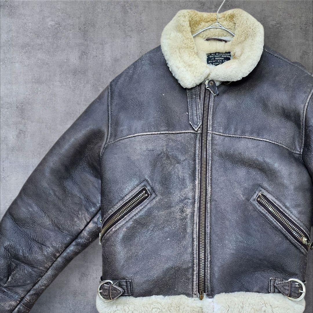 B-3 フライトジャケット リアル ムートンジャケット