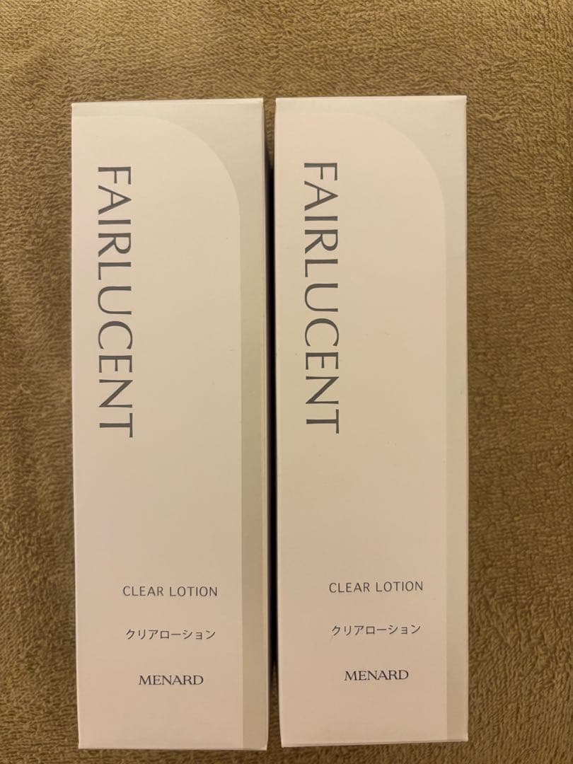 MENARD FAIRLUCENT フェアルーセント　クリアローション　2本