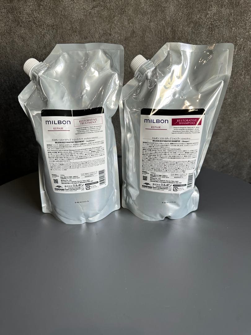 グローバルミルボン リストラティブ シャンプー トリートメント1000gセット