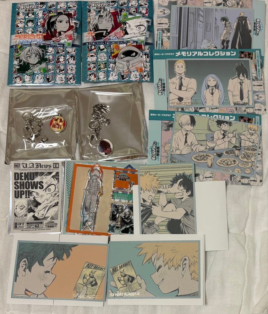 ヒロアカ原画展入場者特典メモリアルパズルコレクション合金チャーム