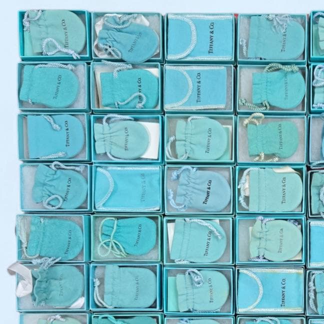 ③ティファニー 空箱・保存袋 50個 まとめ売り 純正 正規品 巾着袋