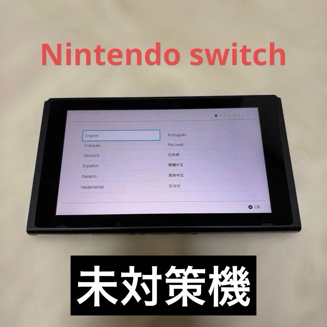 【即発送】Nintendo Switch 未対策機 本体