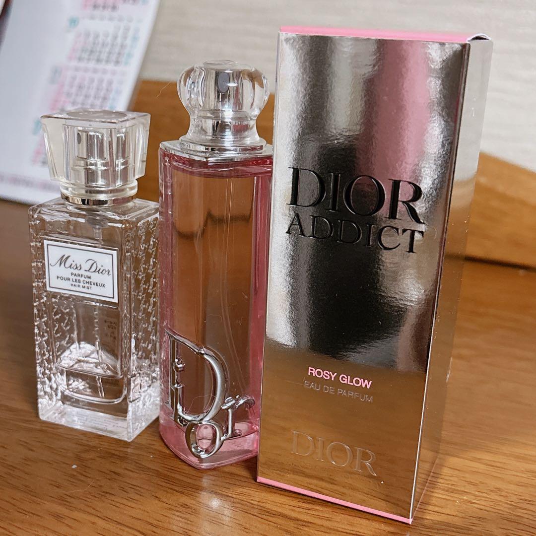 美品 Dior ロージー グロウ 50ml 香水 ミス ディオール ヘアミスト