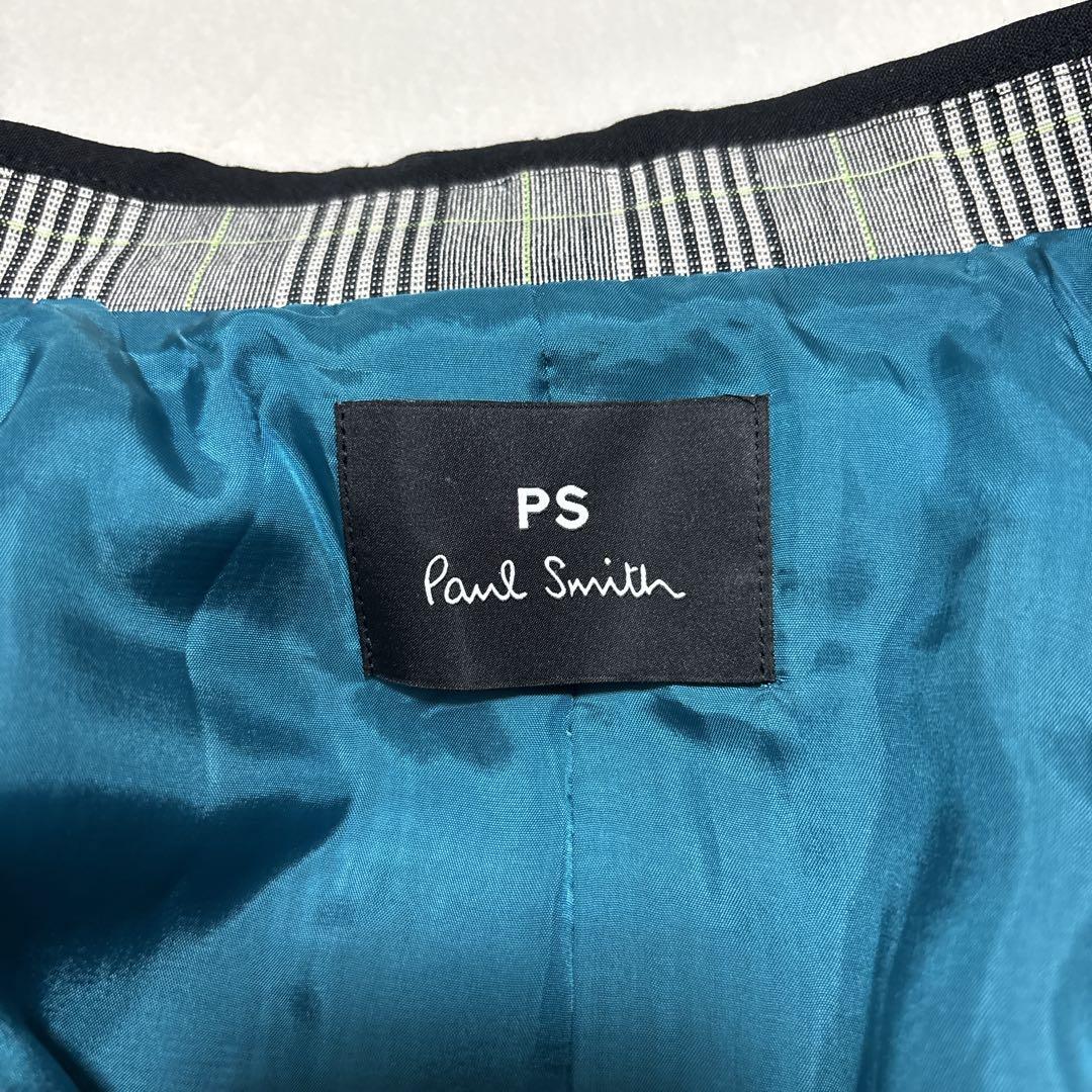 ピーエスポールスミス セットアップ チェック グレー系 38 Mサイズ