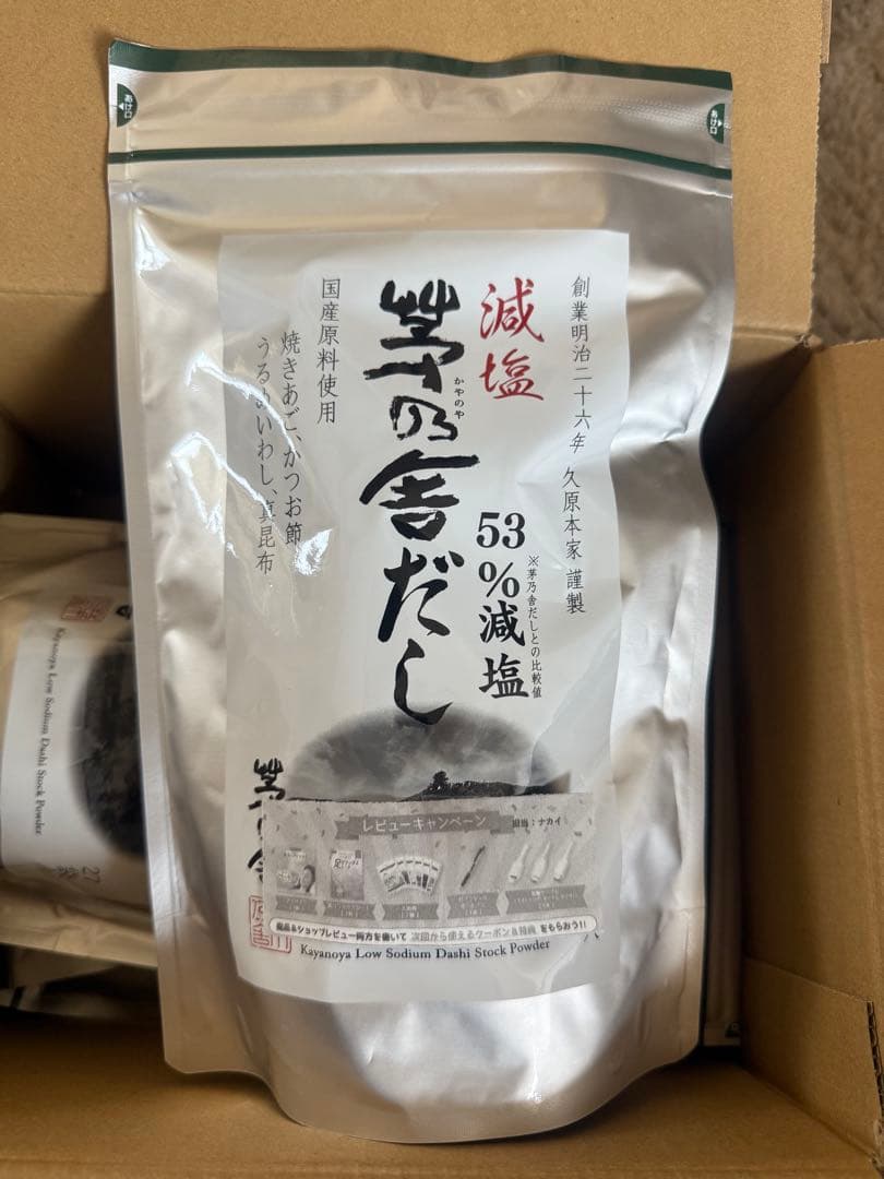 久原本家 減塩 茅乃舎だし 8g × 27袋4個