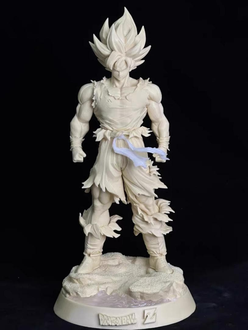 ドラゴンボール 初スーパーサイヤ人 孫悟空 未塗装 樹脂 フィギュア