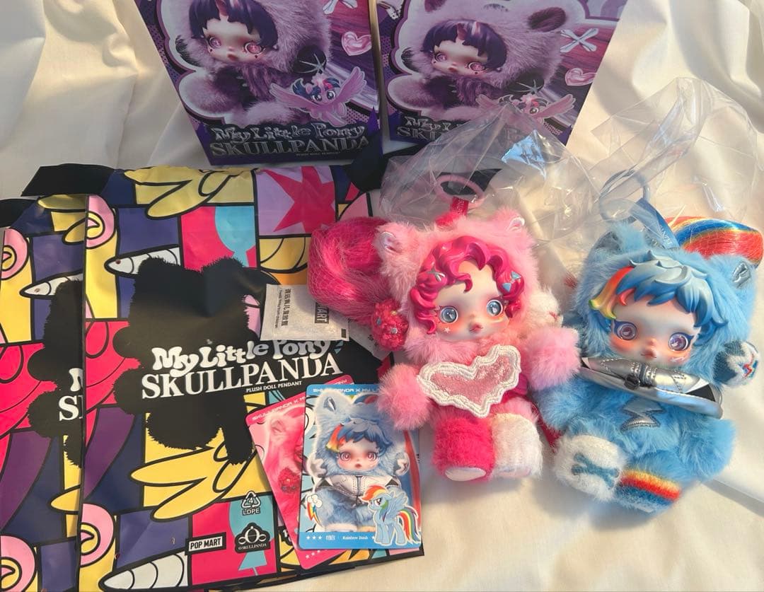 SKULLPANDA スカルパンダ × マイリトルポニー 2点 popmart - メルカリ