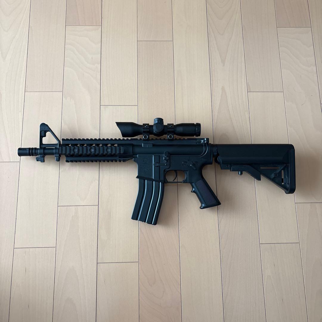 東京マルイ 電動ガン エアガン ブラック スコープ付き