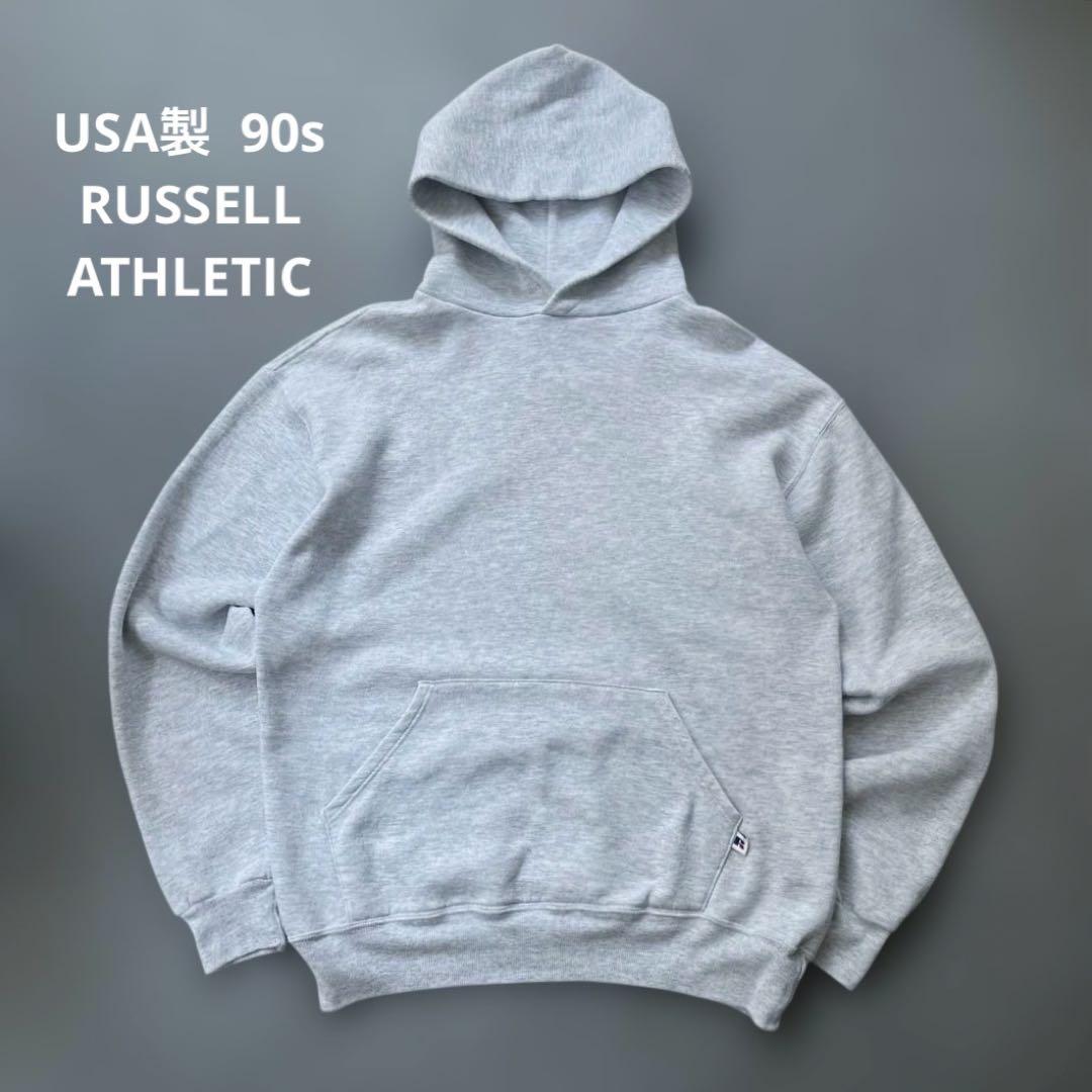 90s USA製 RUSSELL ATHLETIC パーカー 短丈 - メルカリ
