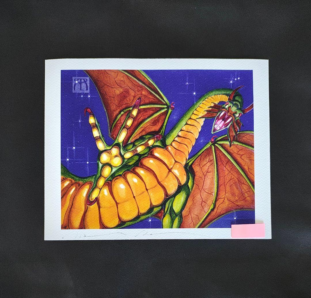 アートプリント　MTG シヴ山のドラゴン Shivan Dragon