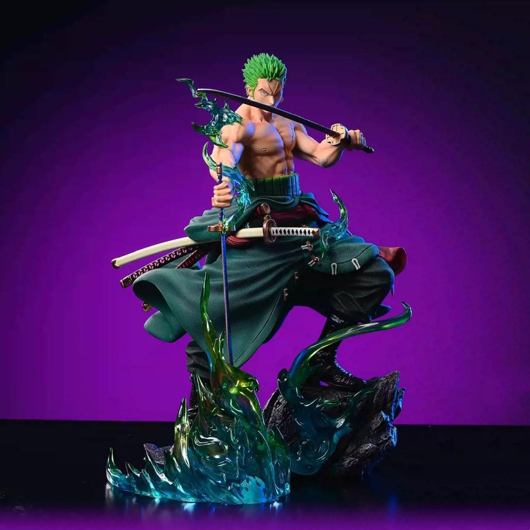 ワンピース ロロノア・ゾロ フィギュア ガレージキット LXスタジオ 緑