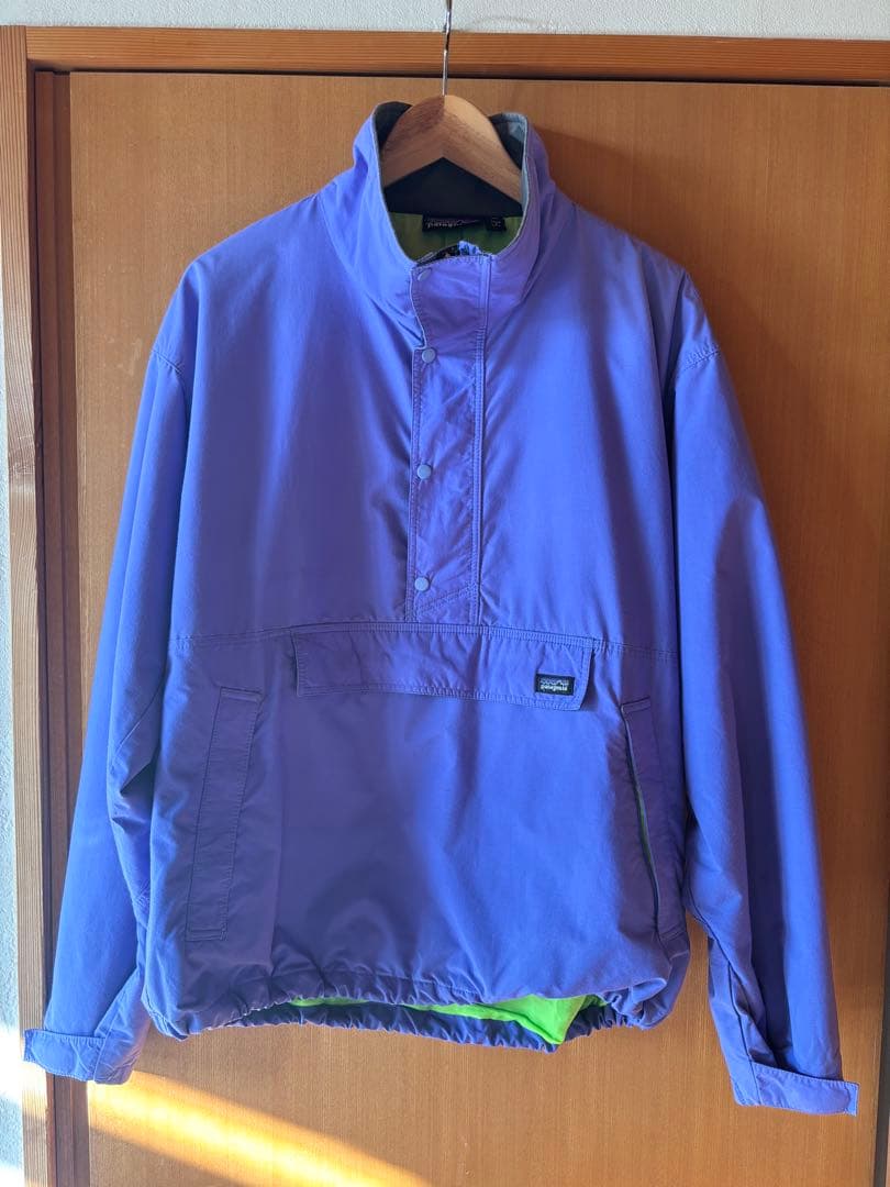 90s USA製 パタゴニア ナイロン スナップT プルオーバー M