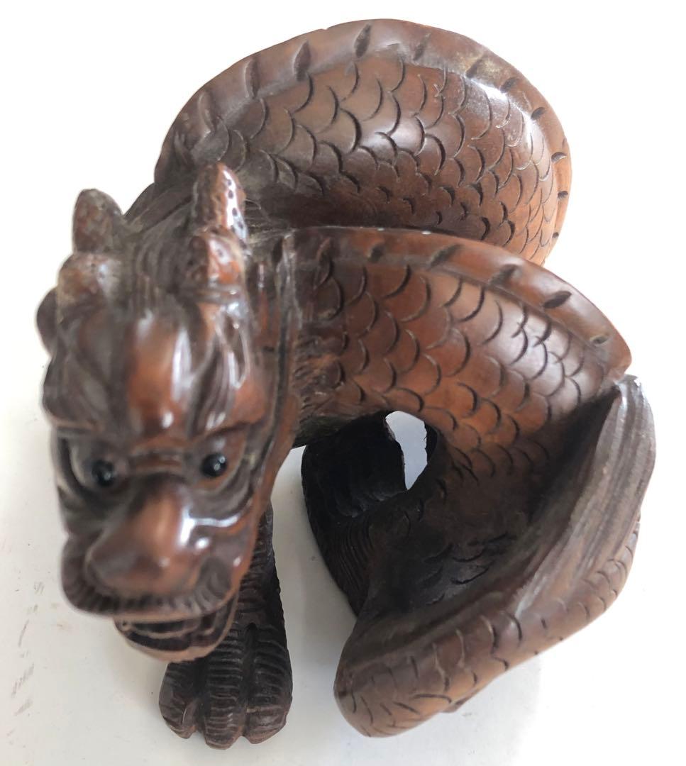 龍、辰、竜、手作りオブジェインテリアアンティーク昇龍現品無料発送