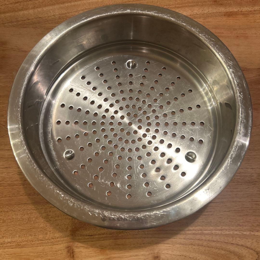 LE CREUSET ステンレス蒸し器 22cmル・クルーゼ スチーマー - メルカリ