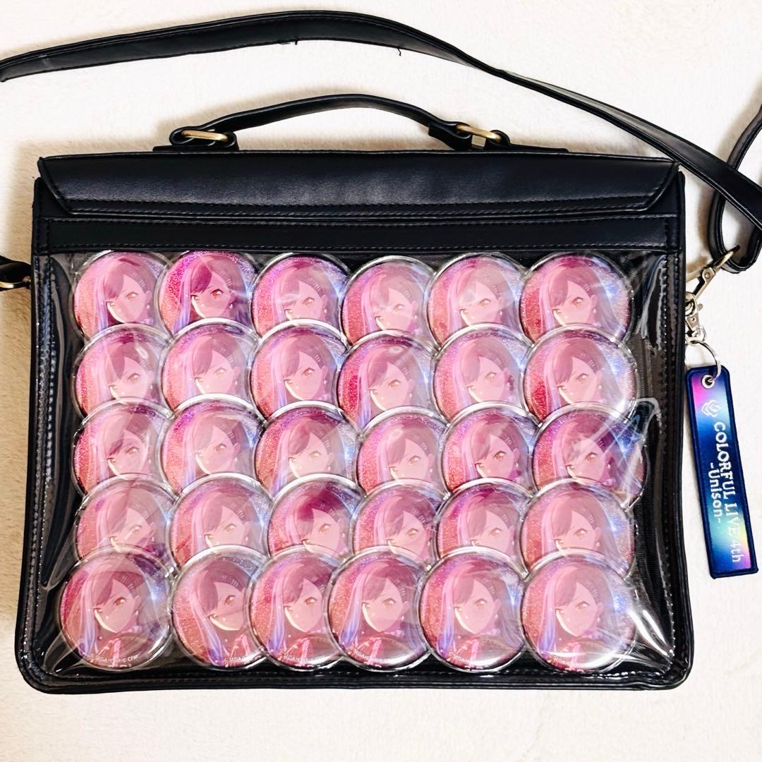 プロセカ 白石杏 グリッター缶バッジ 30個 痛バッグ - メルカリ