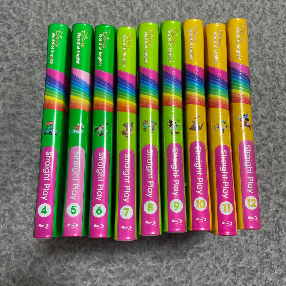ディズニーワールドイングリッシュStraight Play4ー12巻セット