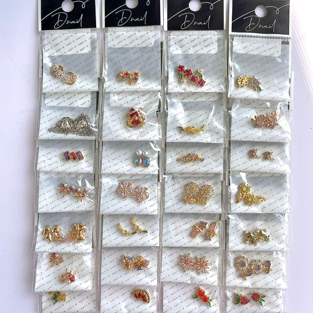 【破格‼️高品質ビジューネイルパーツ】D.nailネイルパーツ28種まとめ売り