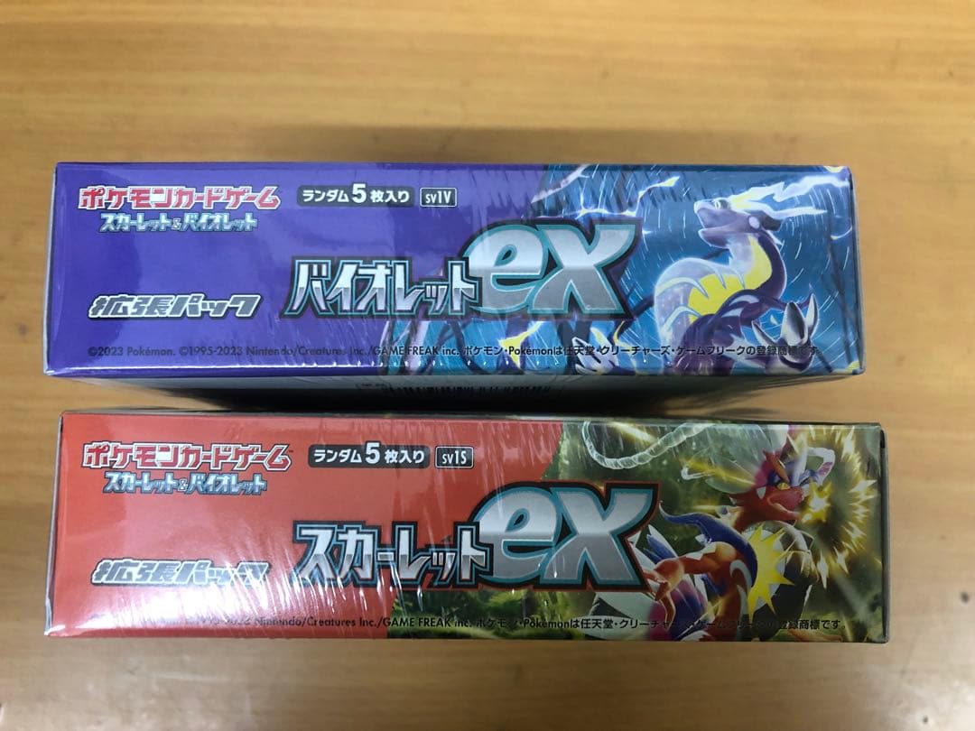ポケモンカード スカーレットex シュリンク付き 5box プロモパック15枚