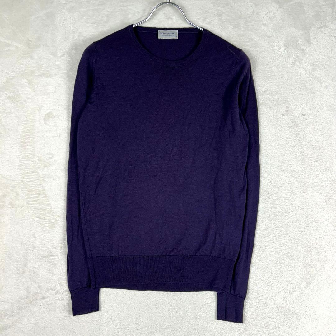 美品♡ジョンスメドレー 現行 ウール ニットセーター 英国製 希少