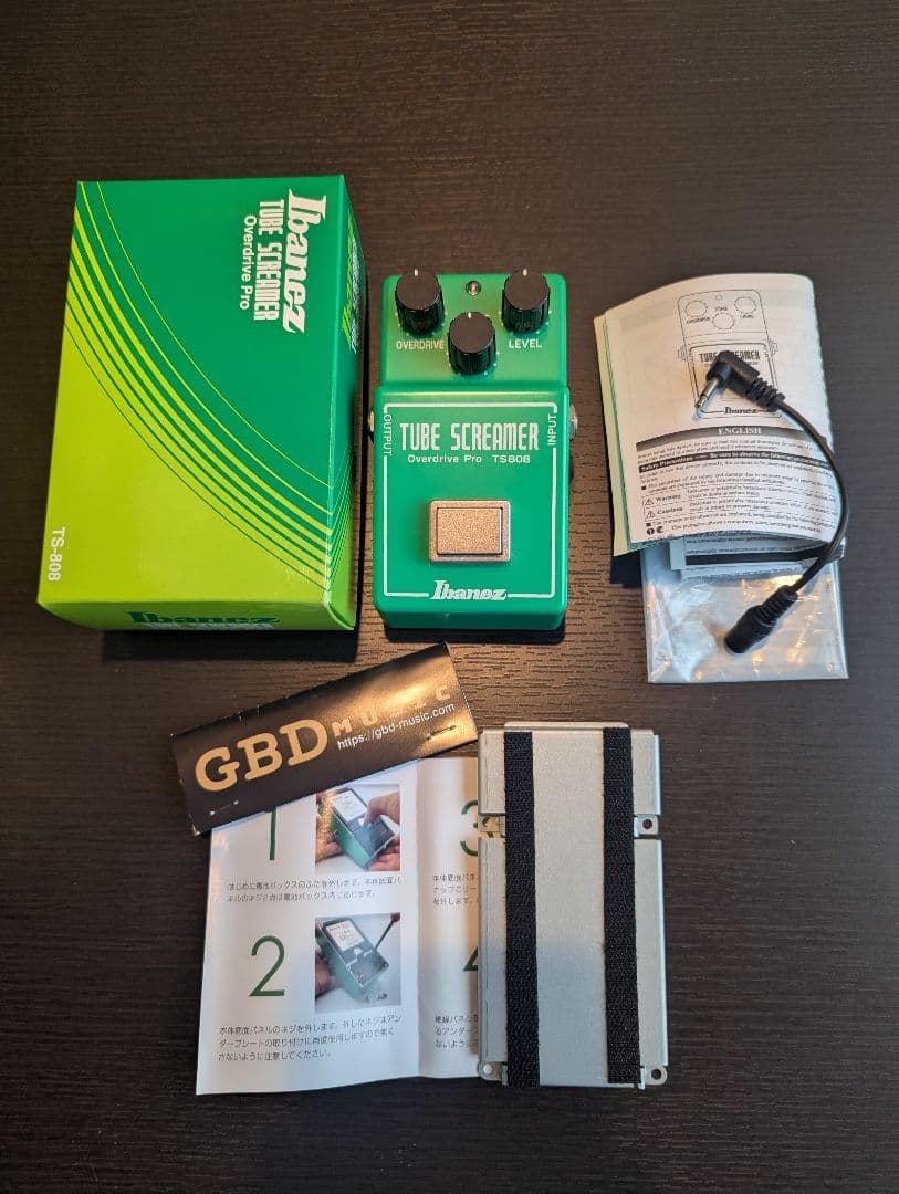Ibanez TS808 Tube Screamer + バックプレート