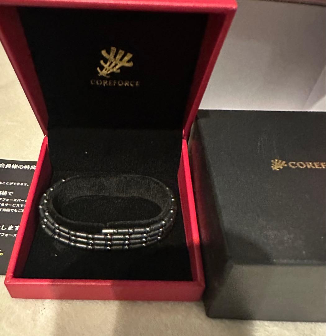 コアフォース 70cm ブラックビーズネックレスCOREFORCE COREFORCE（コアフォース） コアフォースループ ブラック 70cm