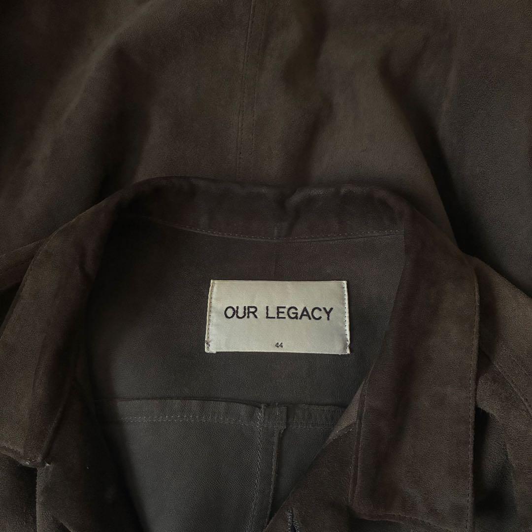 OUR LEGACY ブラウン スエードシャツ スウェードジャケット - メルカリ